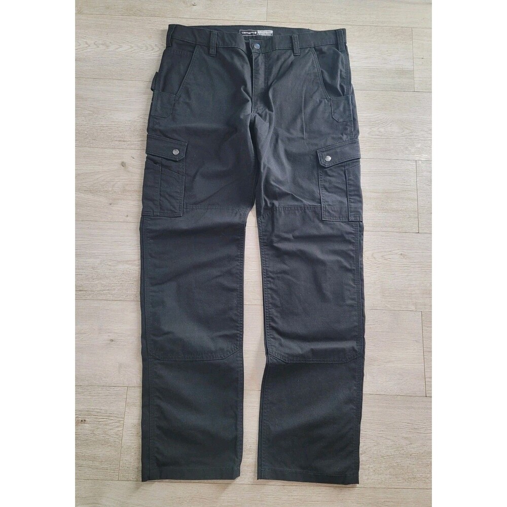Carhartt Rugged Flex Relaxed Straight Ripstop Cargo Pants Mens 36x34 Double Knee